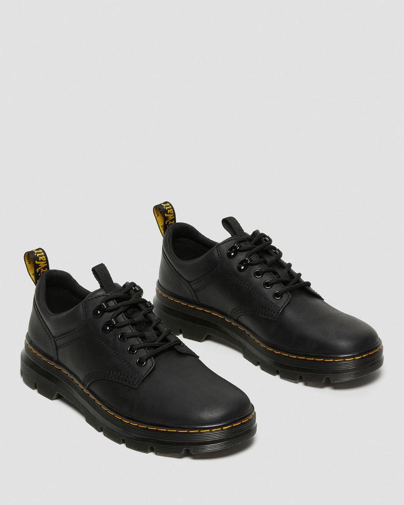 Dr Martens Reeder Wyoming Lær Fritidssko Herre Svarte | Norge 327BEX